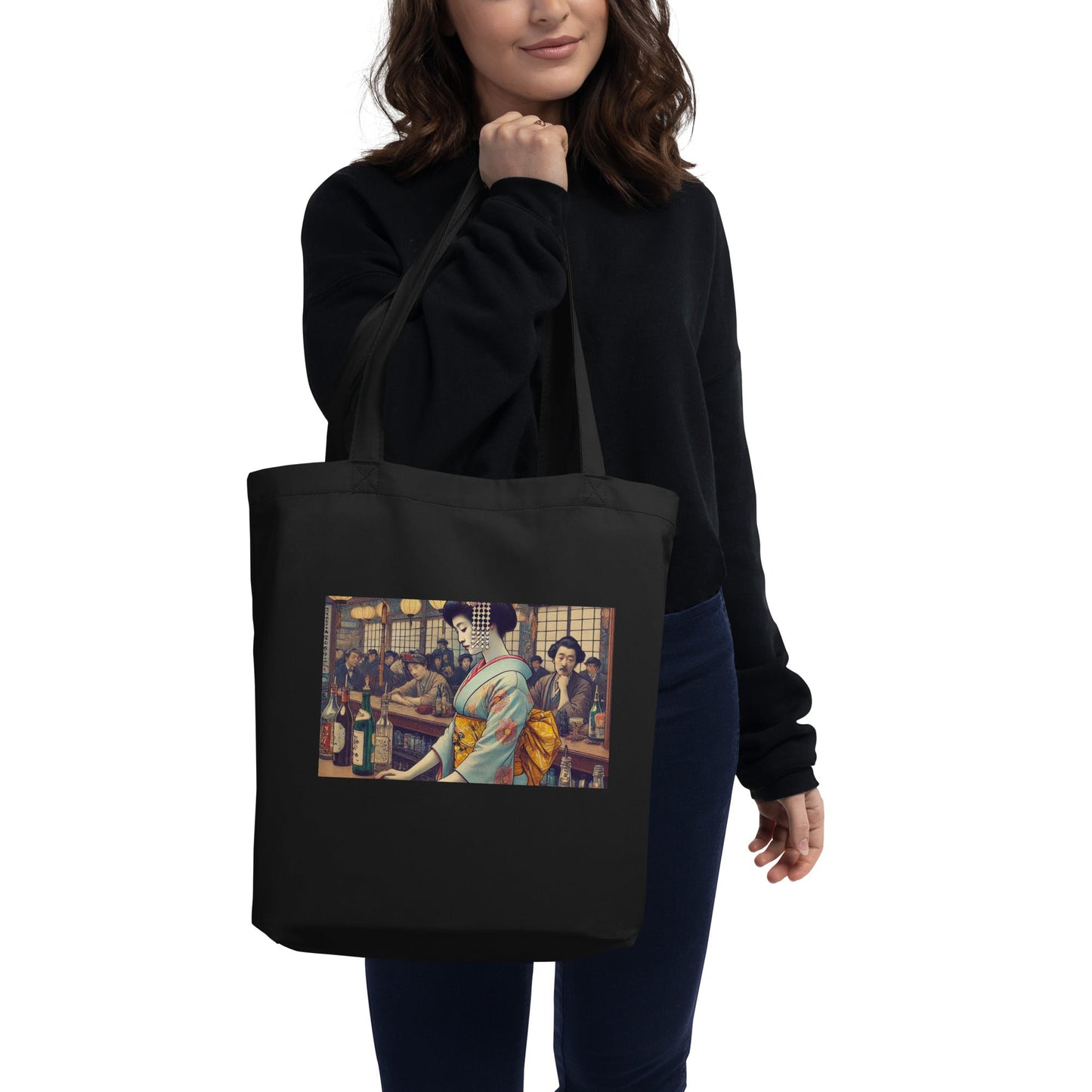 Ukiyo - e Eco Tote Bag – Modernity - Atelier Ukiyoe