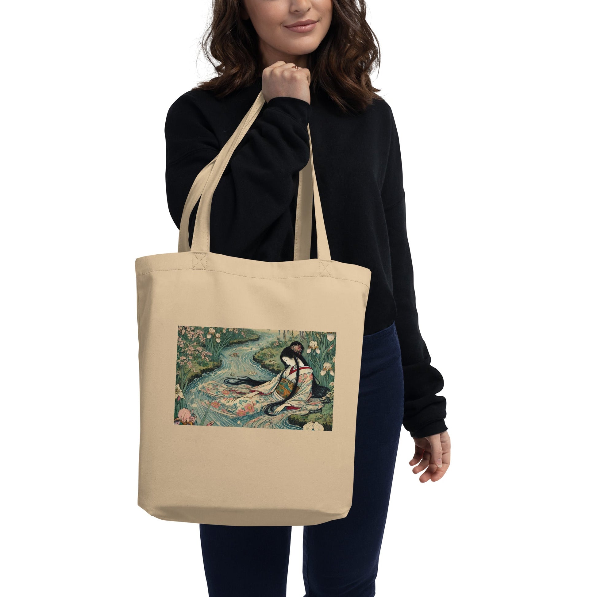 Ukiyo - e Eco Tote Bag – Serenity - Atelier Ukiyoe