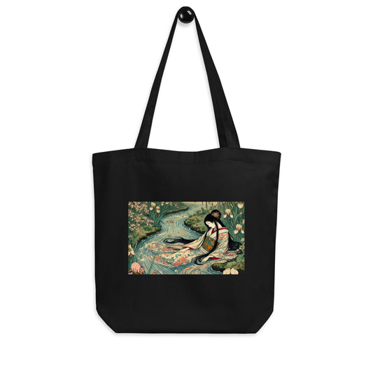 Ukiyo - e Eco Tote Bag – Serenity - Atelier Ukiyoe