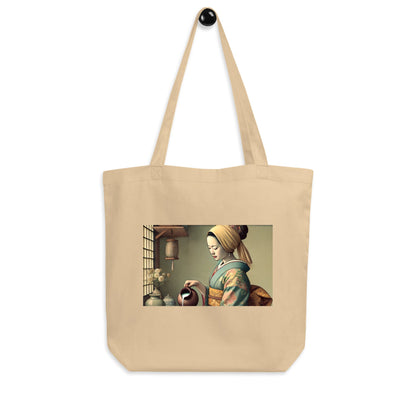 Ukiyo - e Eco Tote Bag – The Milkmaid - Atelier Ukiyoe