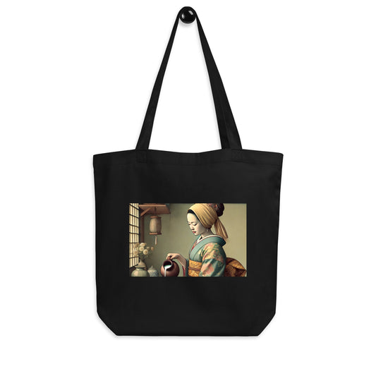 Ukiyo - e Eco Tote Bag – The Milkmaid - Atelier Ukiyoe