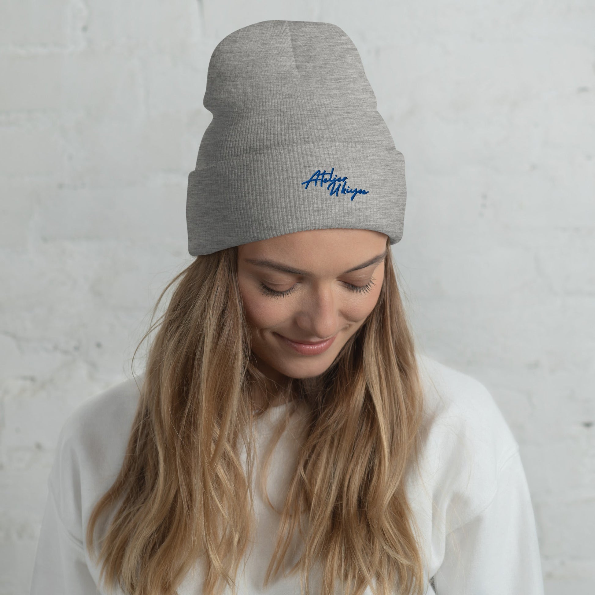 Ukiyo - e Embroidered Beanie - Atelier Ukiyoe