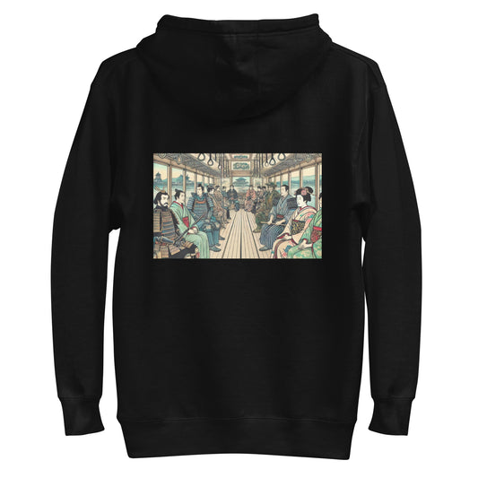 Ukiyo - e Japanese Hoodie – Samurai Express - Atelier Ukiyoe